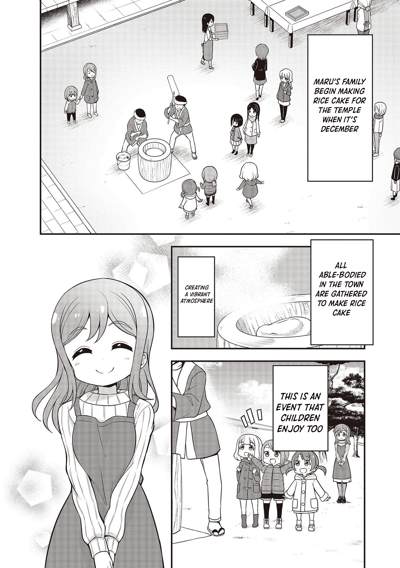 Love Live! Sunshine!! Maru's 4-Koma - Vol.2 Chapter 11: Making Rice Cake