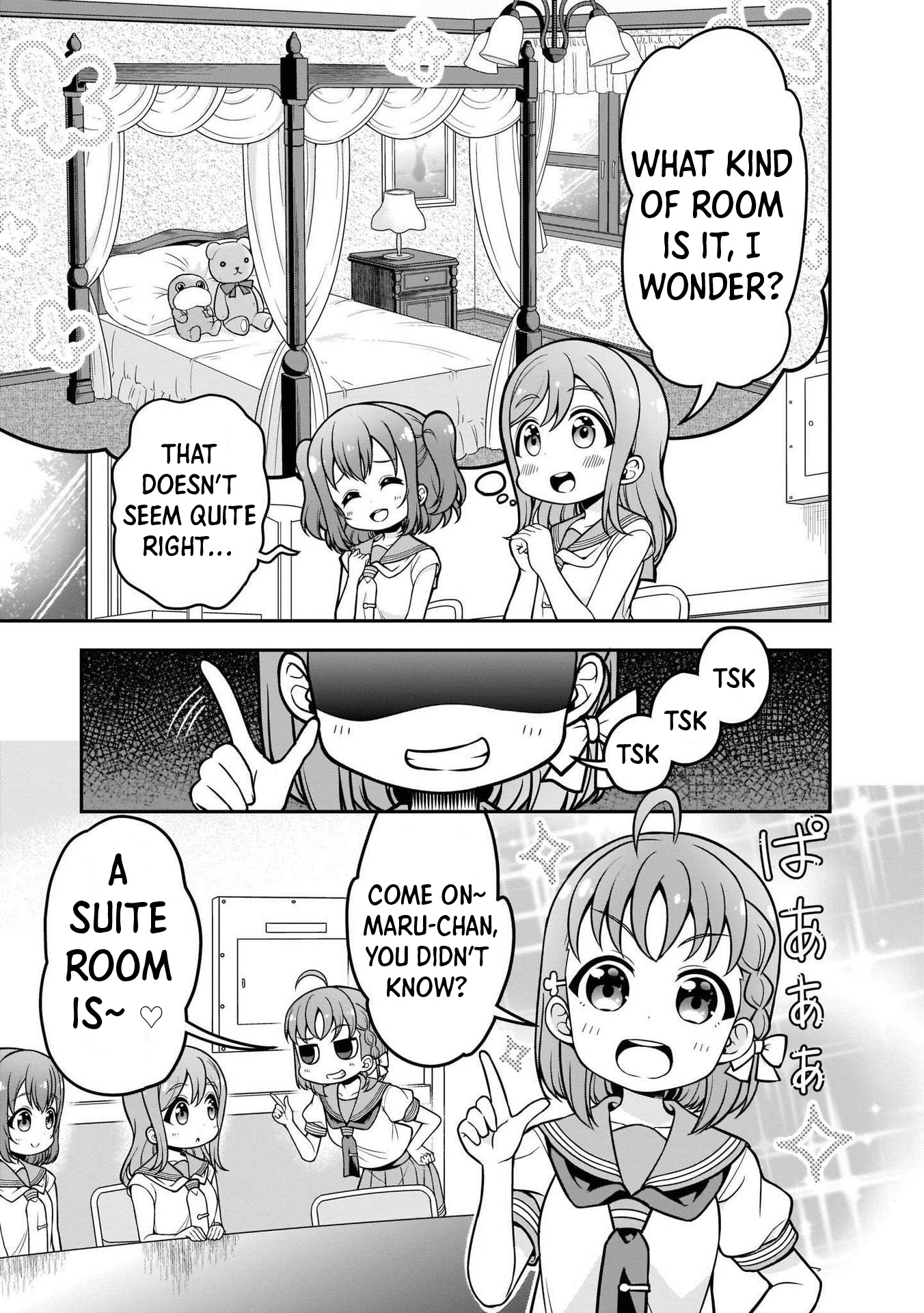 Love Live! Sunshine!! Maru's 4-Koma - Vol.1 Chapter 9: Suite Room