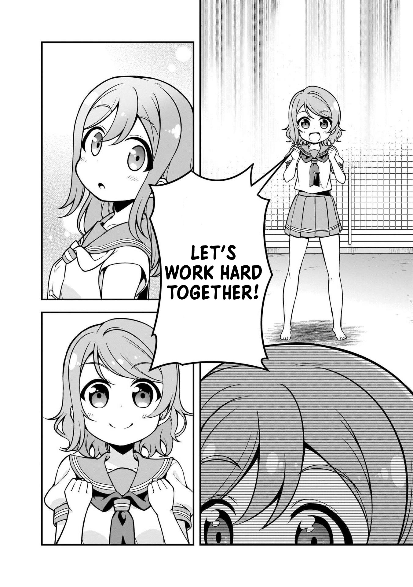 Love Live! Sunshine!! Maru's 4-Koma - Vol.1 Chapter 7: Dive In