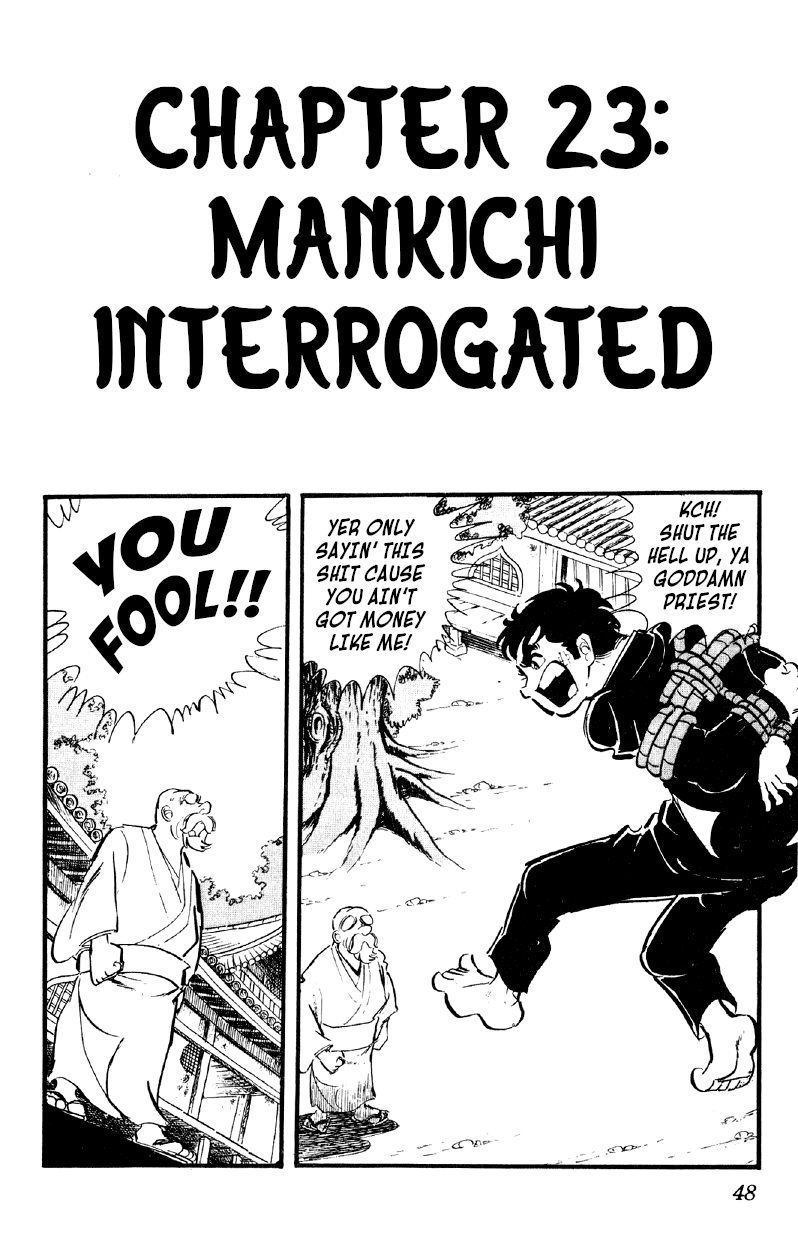 Otoko Ippiki Gaki Daishou - Vol.4 Chapter 23: Mankichi Interrogated