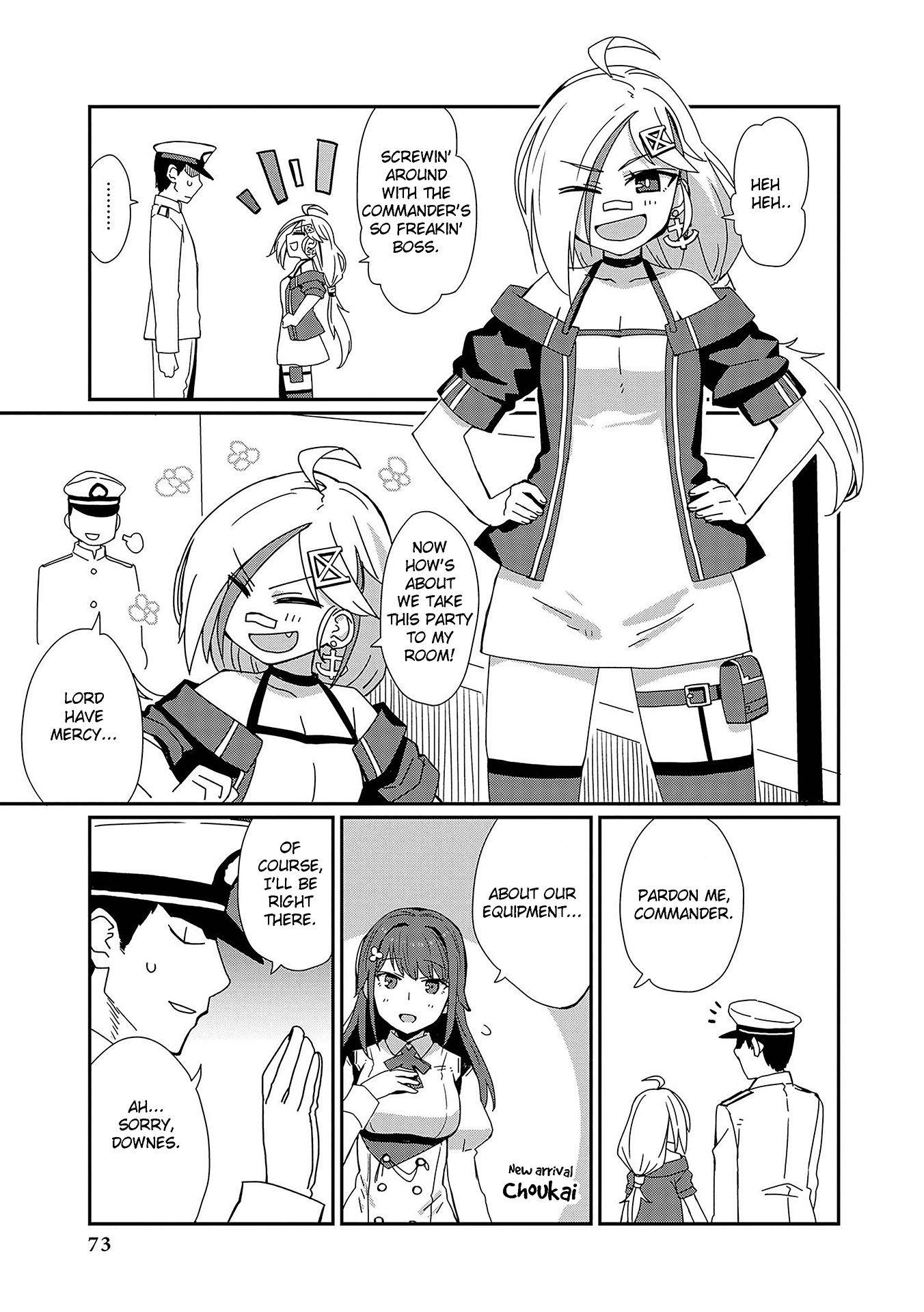 Azur Lane Comic Anthology Vol.2 - Vol.4 Chapter 7: Downes Wants Attention!