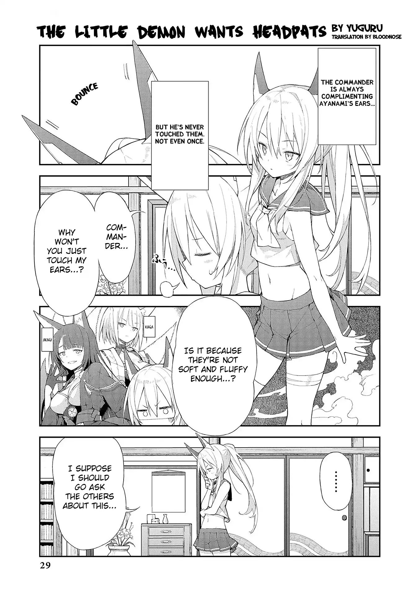 Azur Lane Comic Anthology Vol.2 - Vol.4 Chapter 3: The Little Demon Wants Headpats