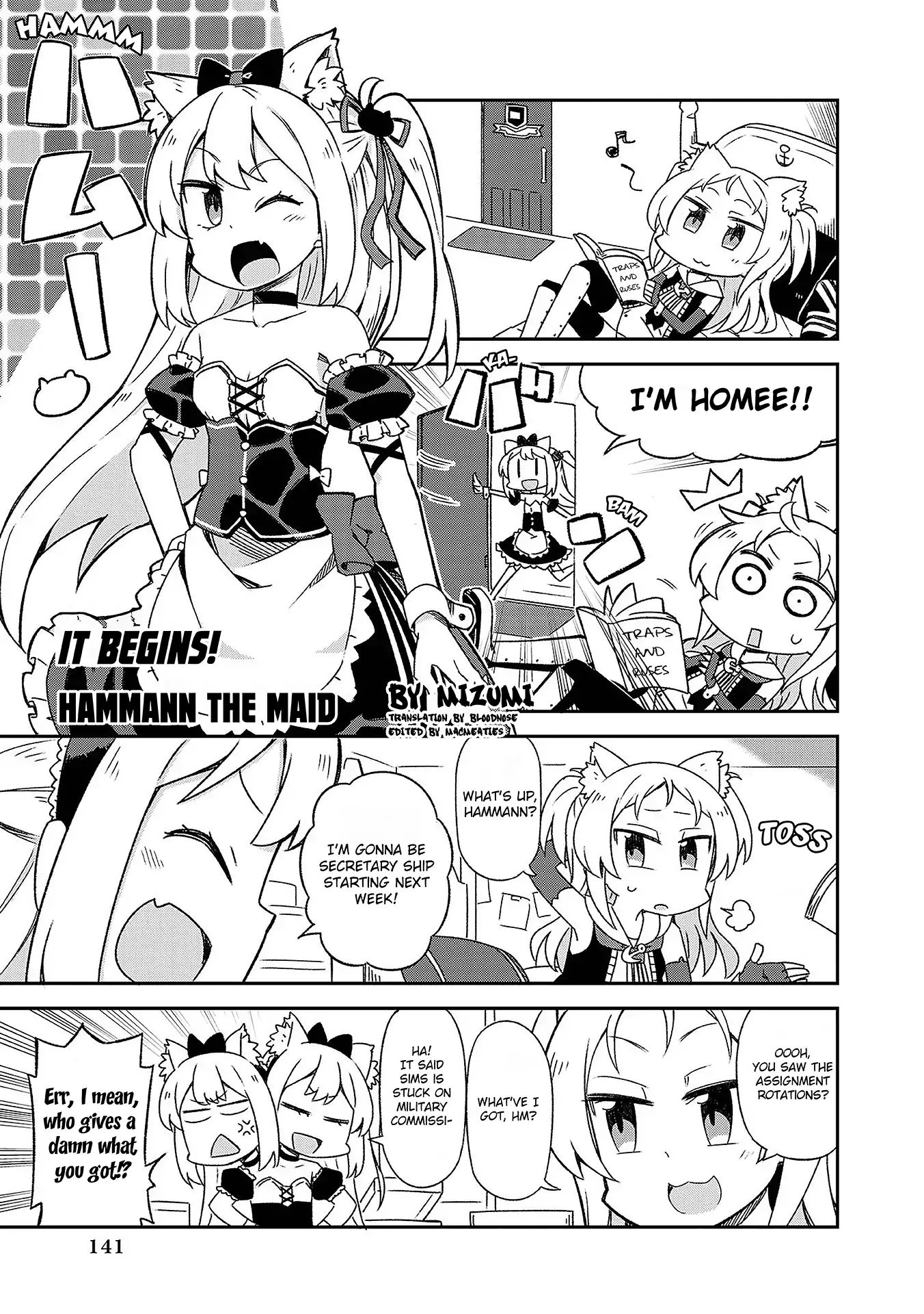 Azur Lane Comic Anthology Vol.2 - Vol.3 Chapter 14: It Begins! Hammann The Maid