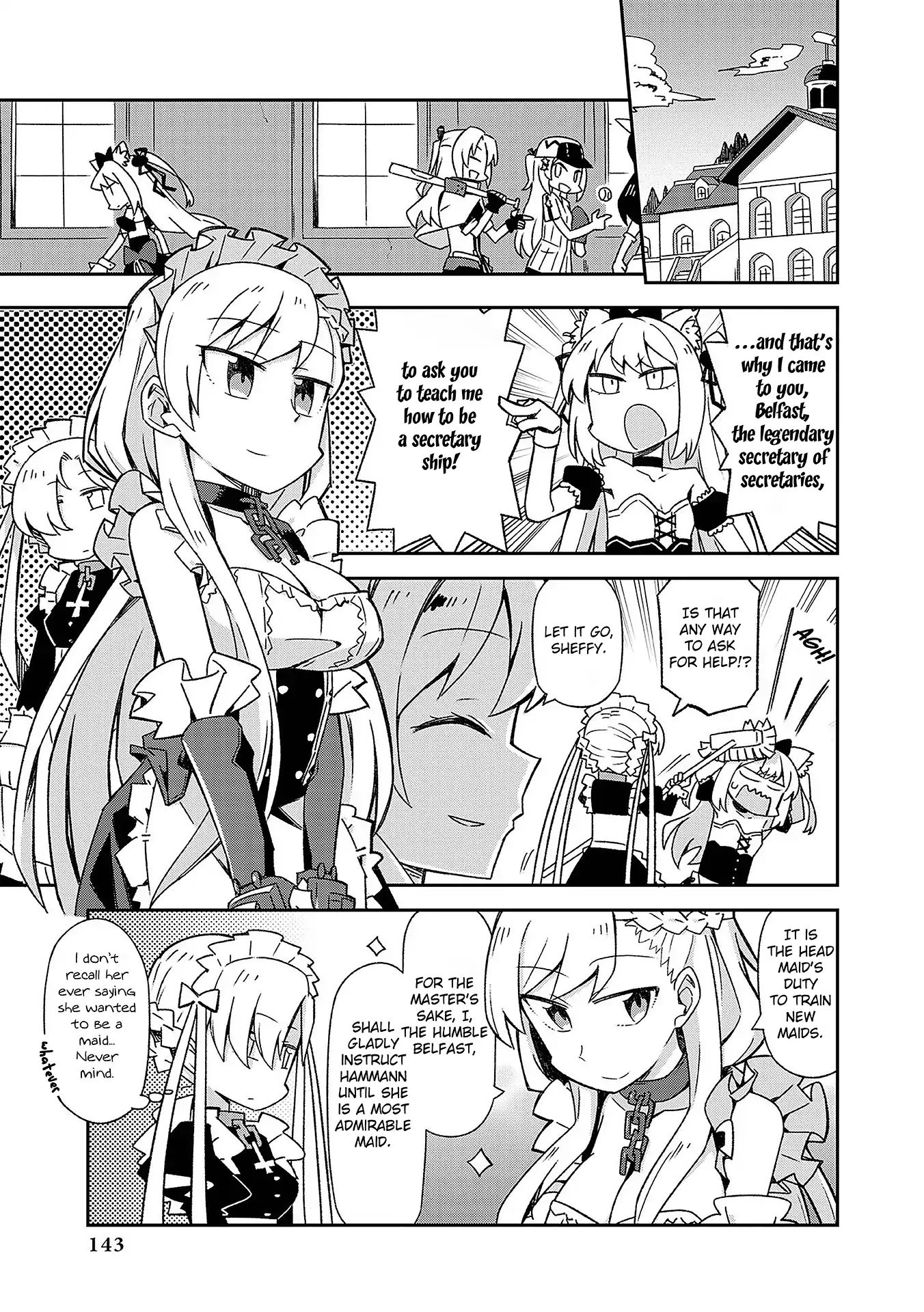 Azur Lane Comic Anthology Vol.2 - Vol.3 Chapter 14: It Begins! Hammann The Maid