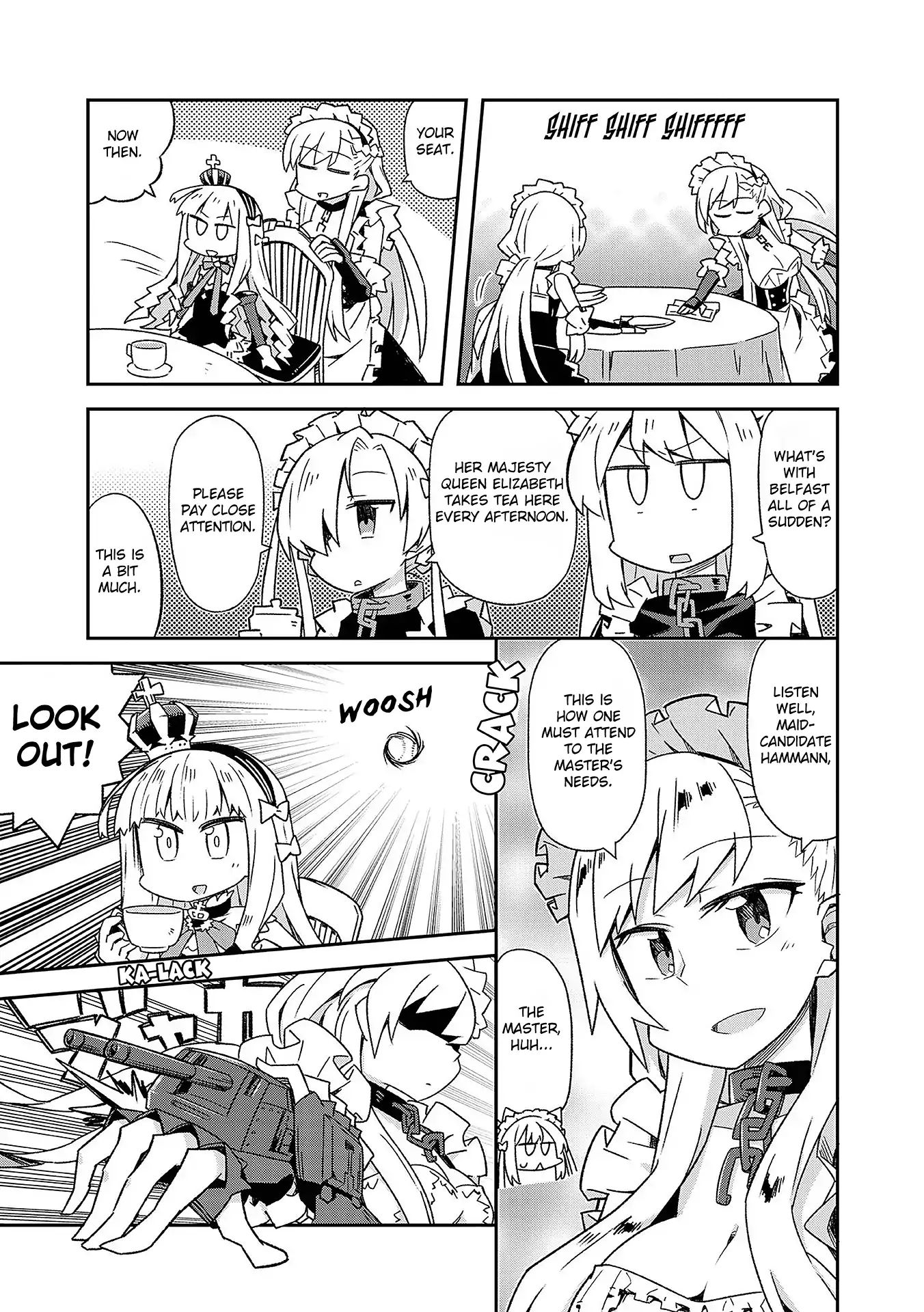 Azur Lane Comic Anthology Vol.2 - Vol.3 Chapter 14: It Begins! Hammann The Maid