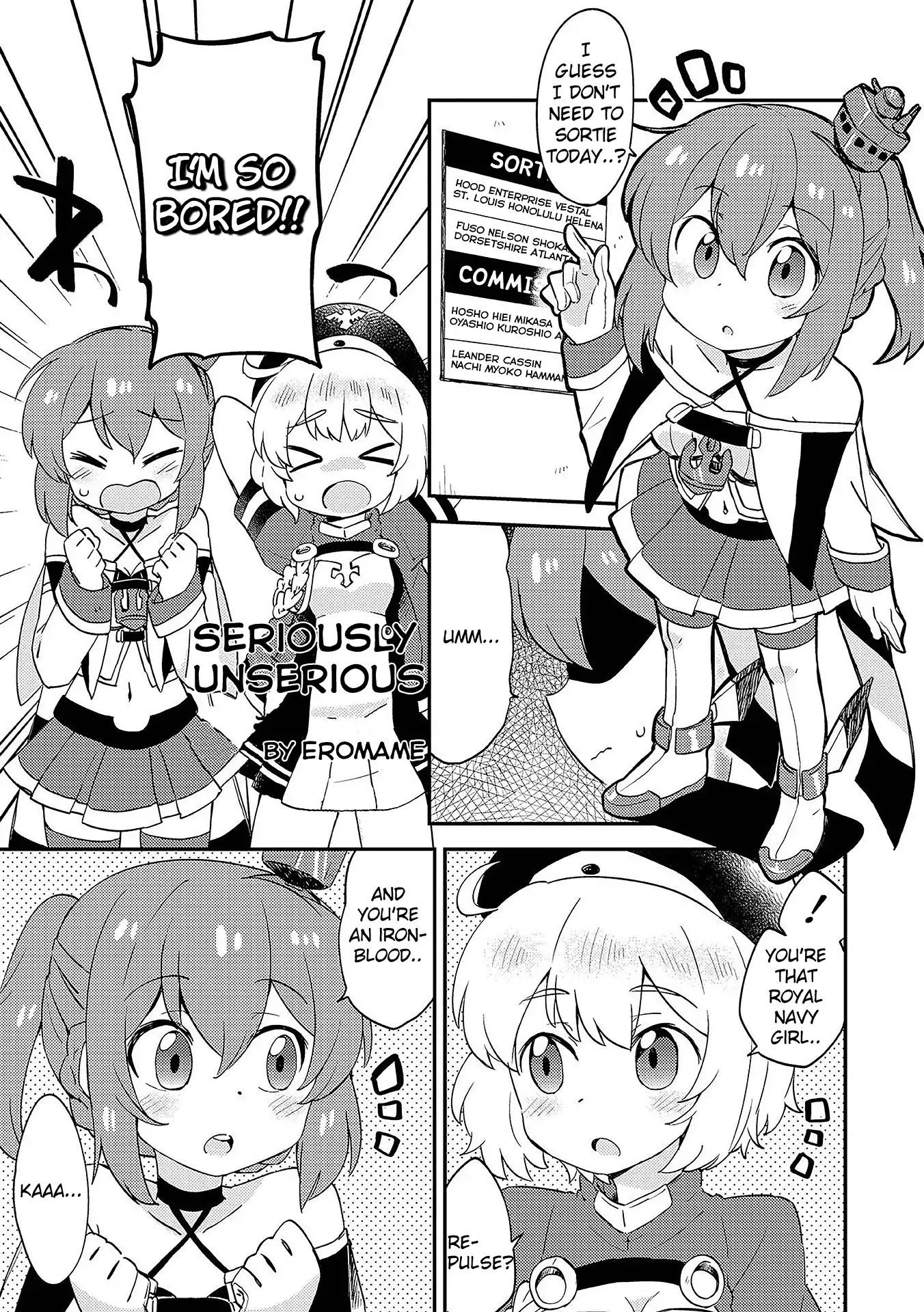 Azur Lane Comic Anthology Vol.2 - Vol.2 Chapter 12: Seriously Unserious