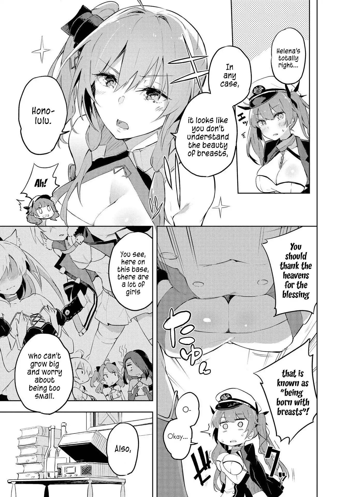 Azur Lane Comic Anthology Vol.2 - Vol.3 Chapter 2: Honolulu Is Worrying!!