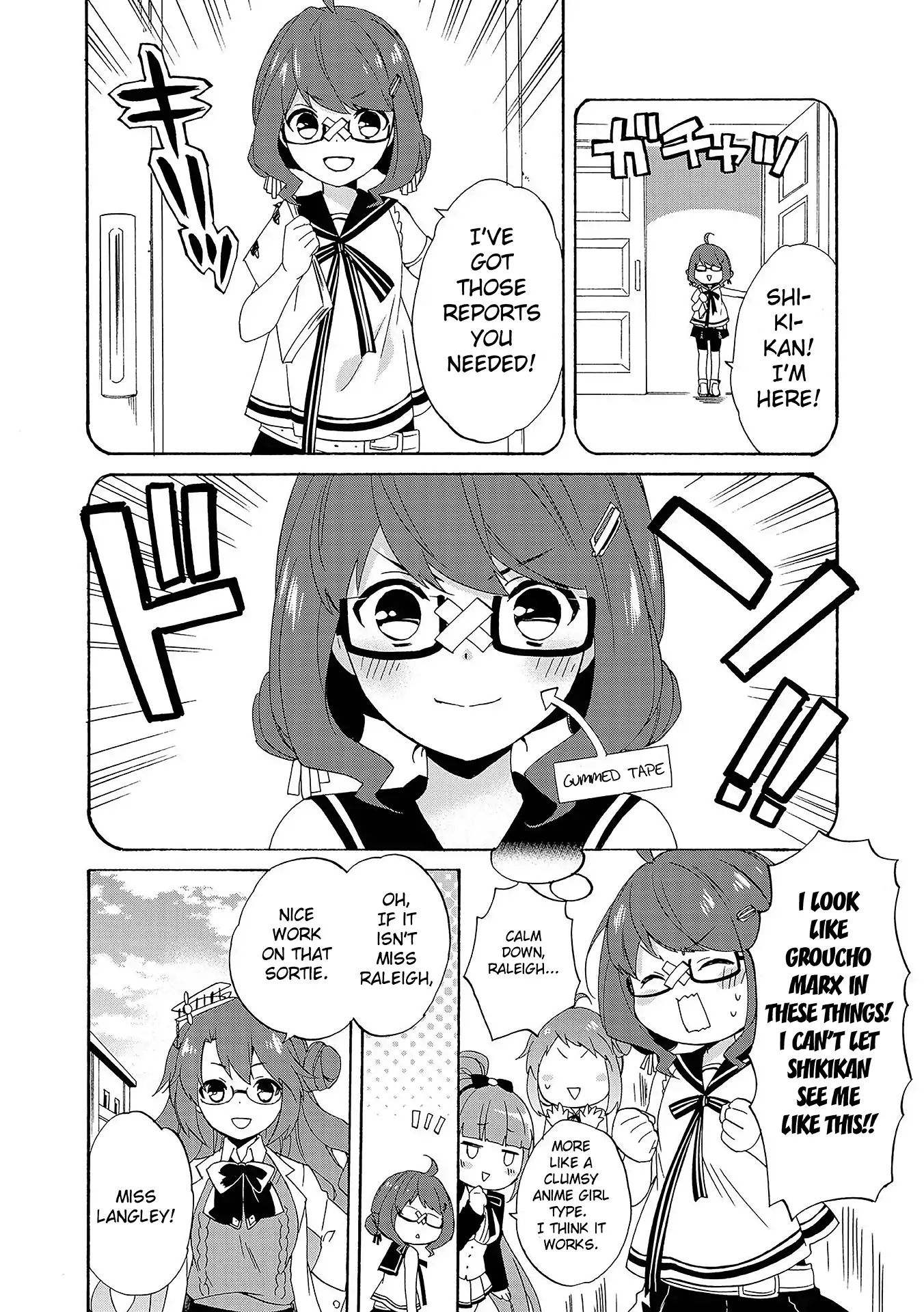 Azur Lane Comic Anthology Vol.2 - Vol.3 Chapter 8: Glasses Crisis