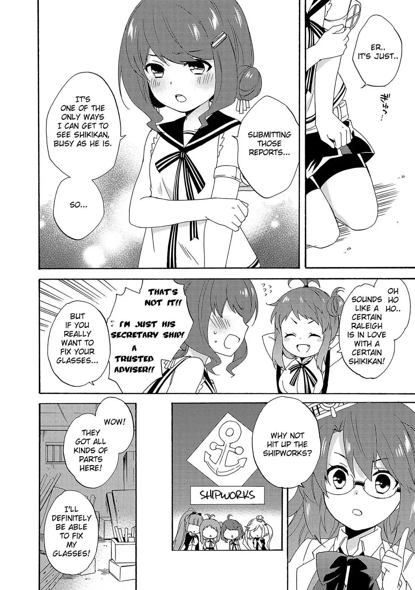 Azur Lane Comic Anthology Vol.2 - Vol.3 Chapter 8: Glasses Crisis