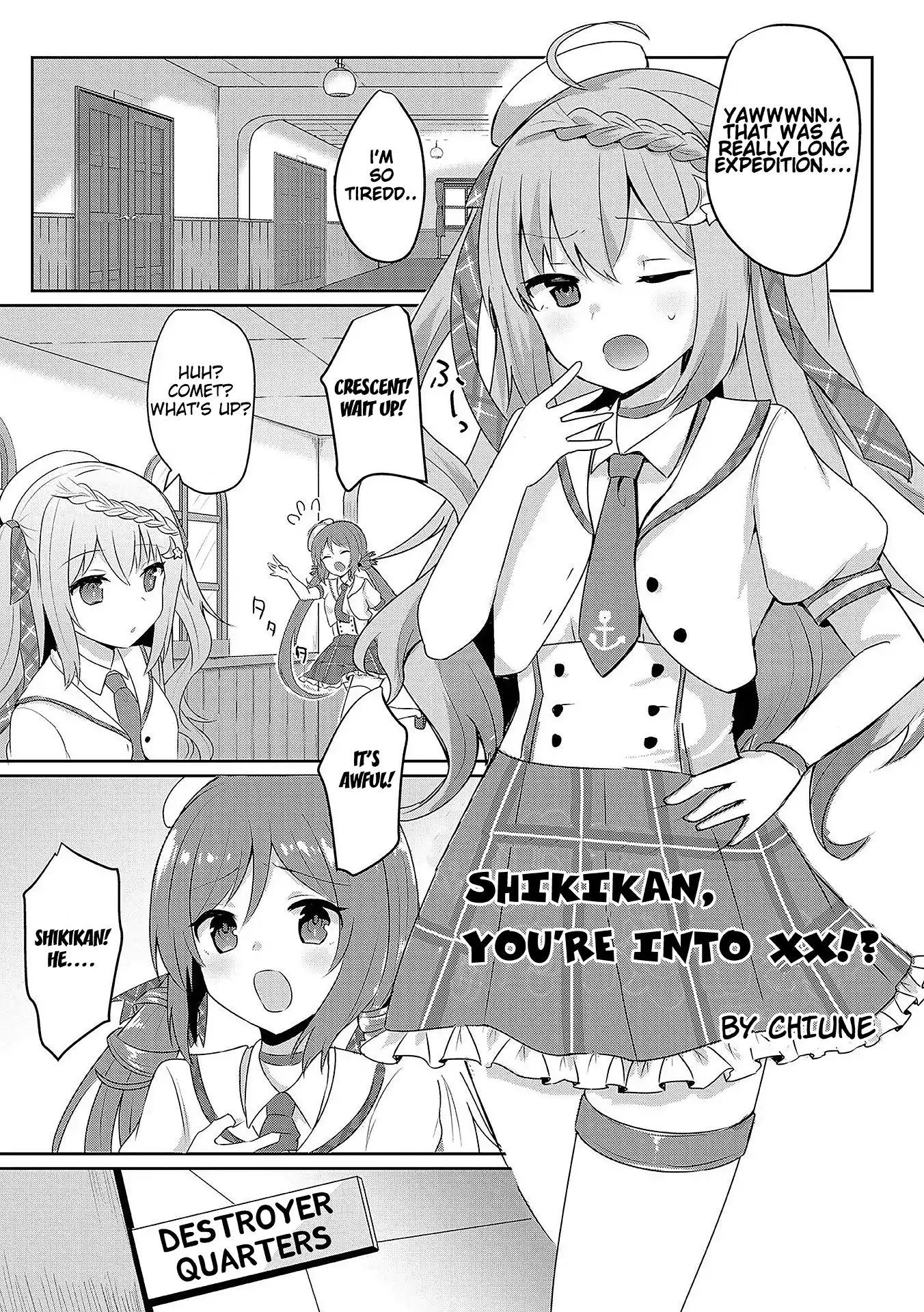 Azur Lane Comic Anthology Vol.2 - Vol.2 Chapter 11: Shikikan, You Re Into Xx!?