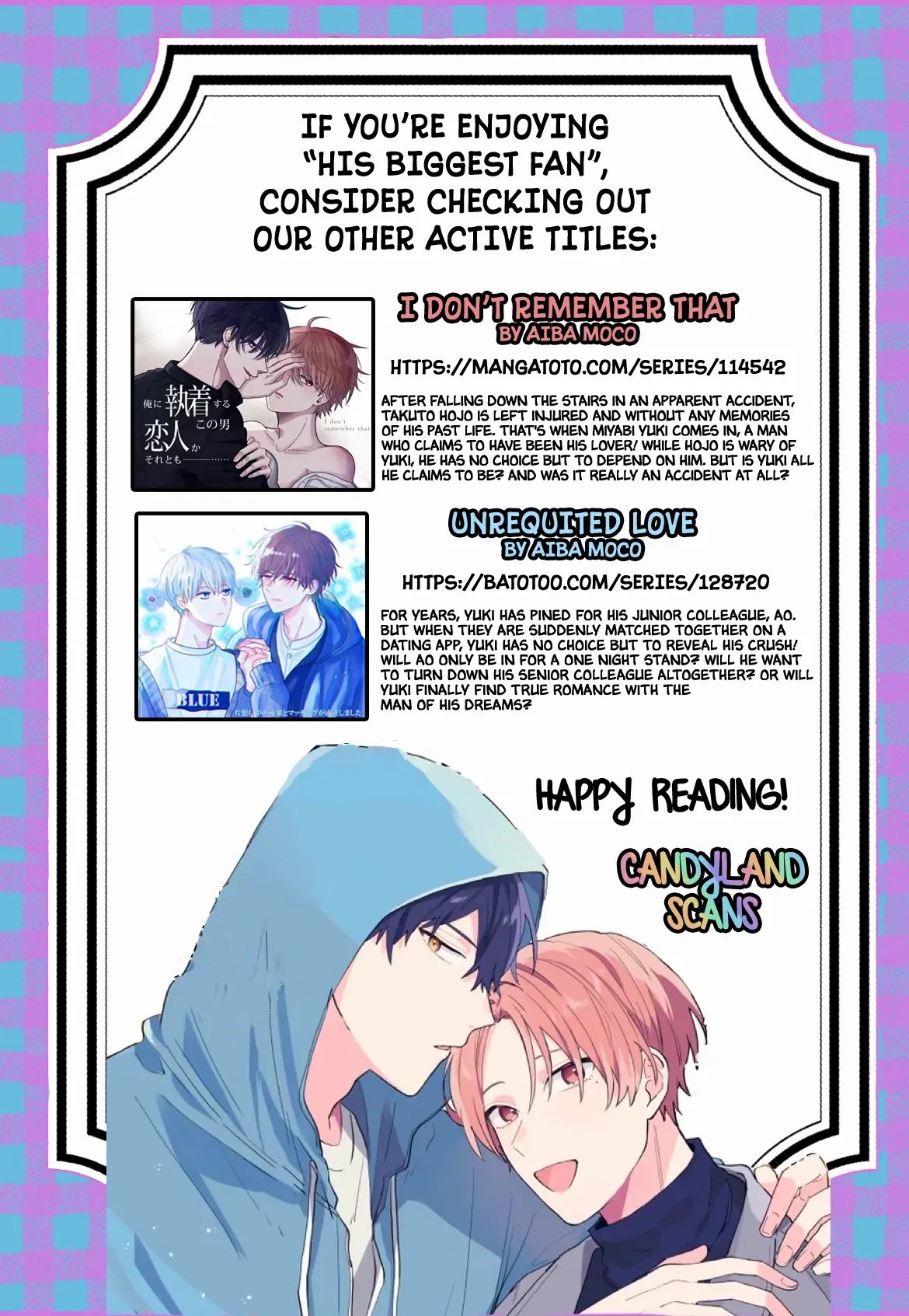 His Biggest Fan - Chapter 17