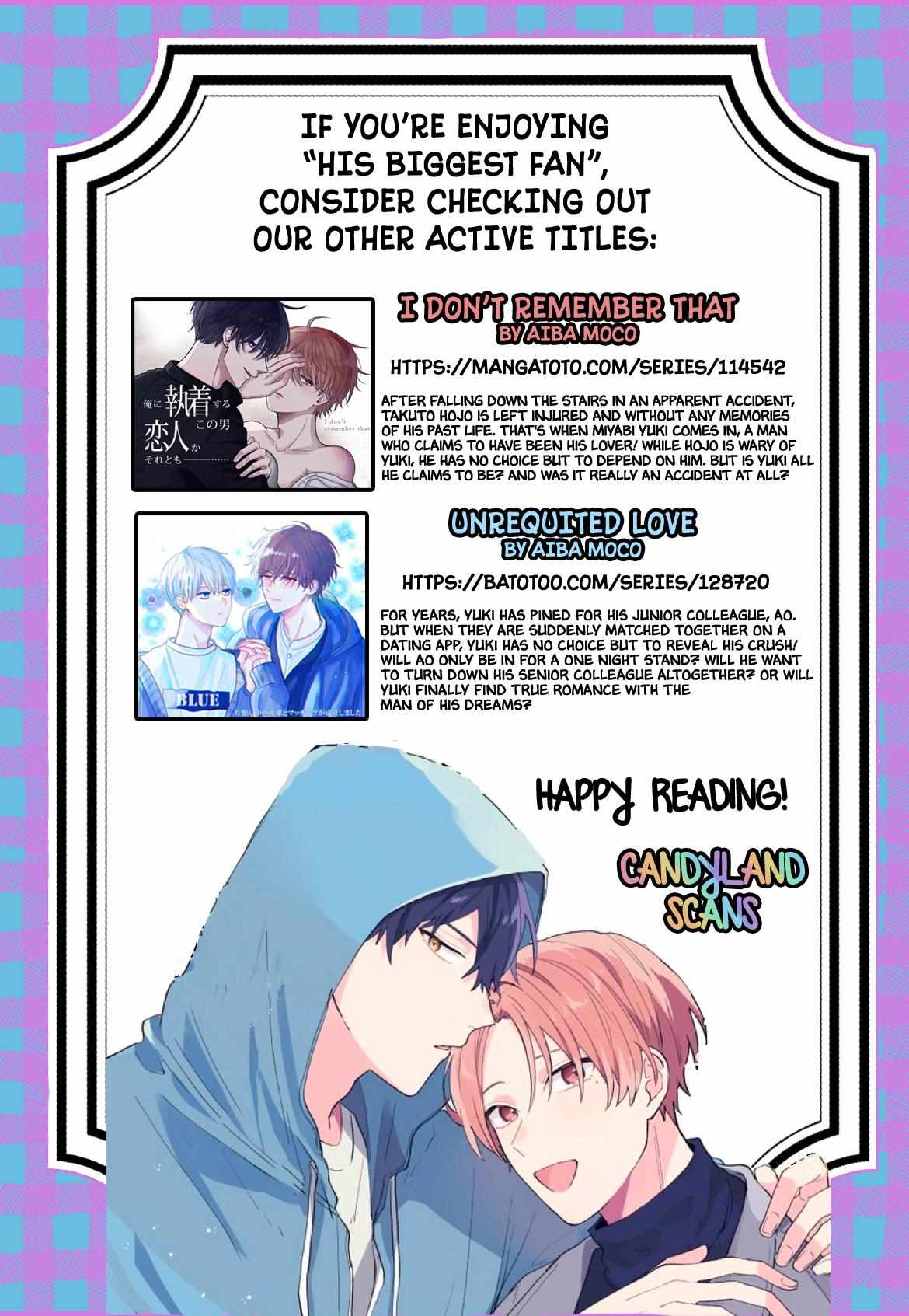 His Biggest Fan - Chapter 20