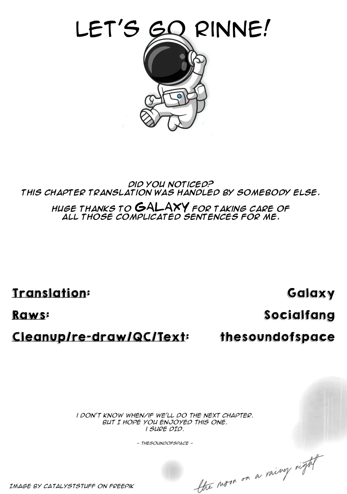 The Moon On A Rainy Night - Vol.6 Chapter 24: Contact