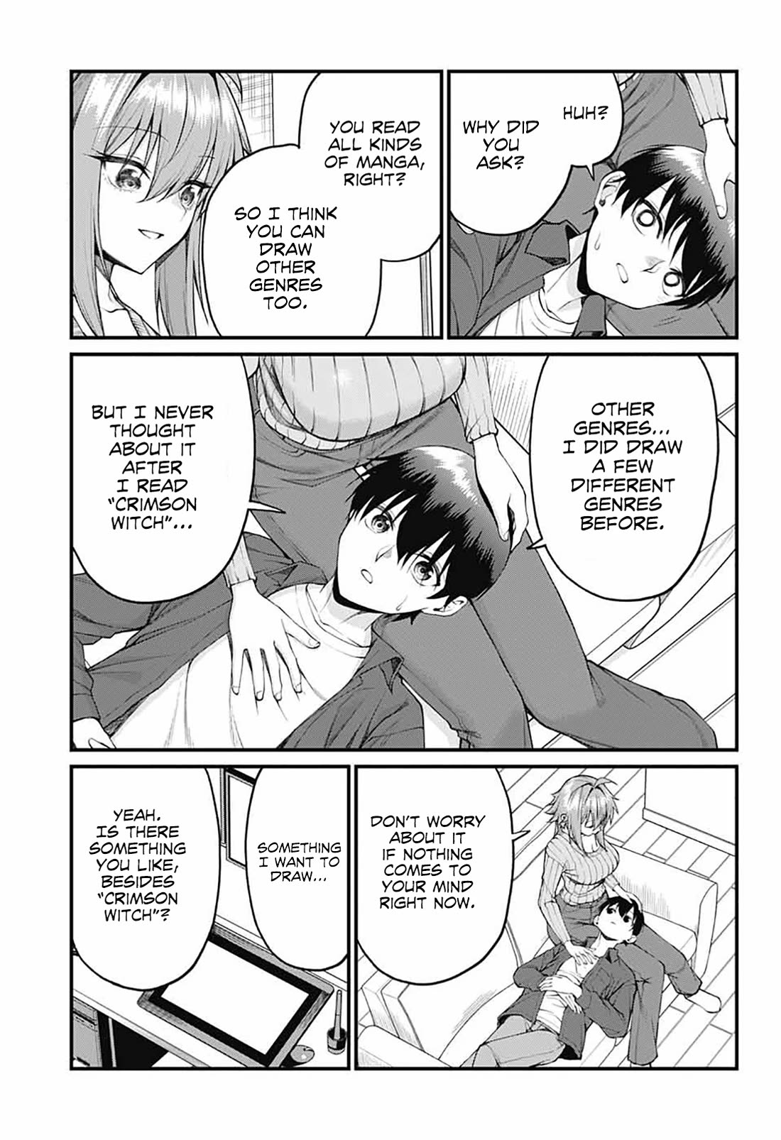 Akanabe-Sensei Doesn't Know About Embarrassment - Chapter 25: Sakieda Kouki's Struggle