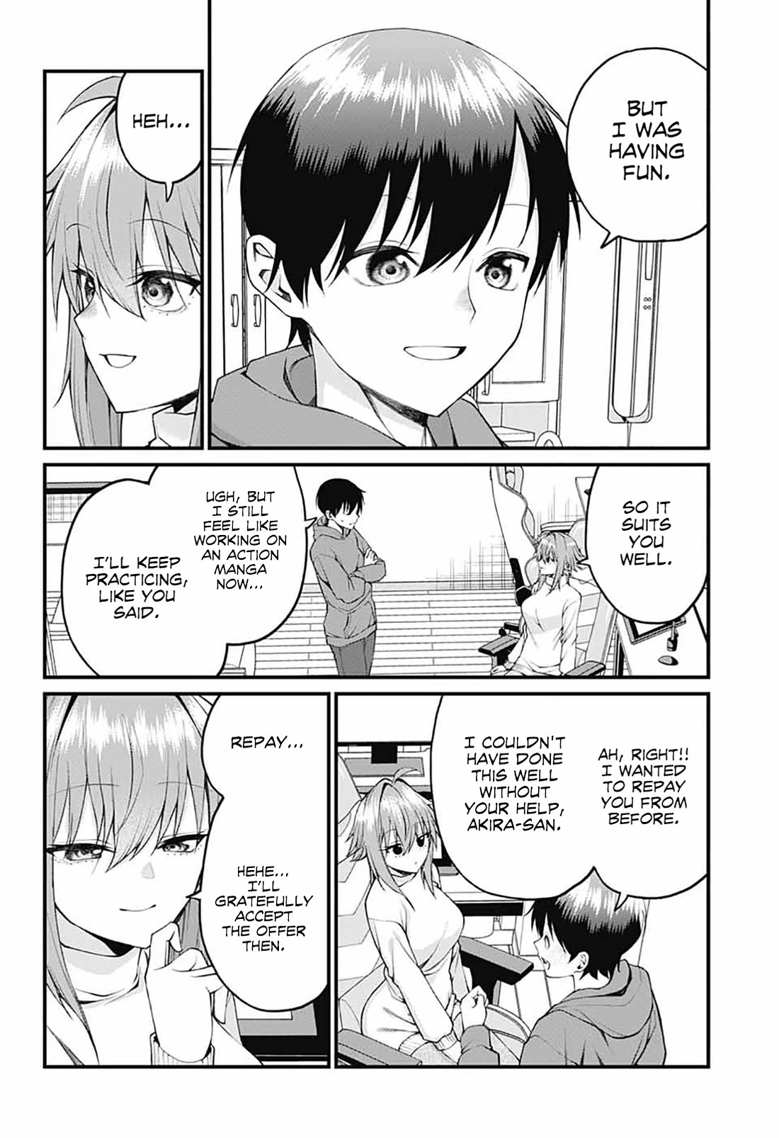 Akanabe-Sensei Doesn't Know About Embarrassment - Chapter 25: Sakieda Kouki's Struggle