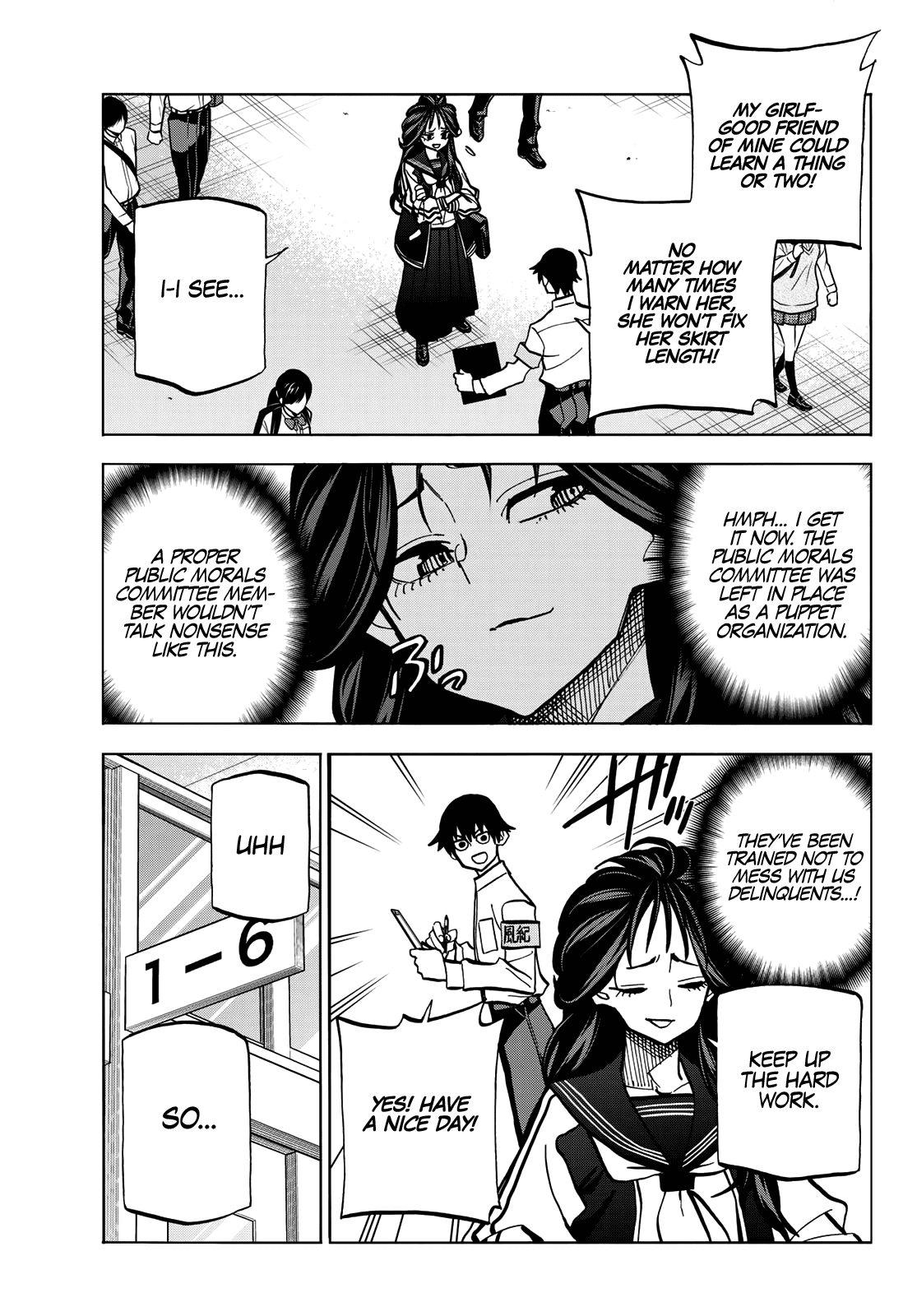 The Story Between A Dumb Prefect And A High School Girl With An Inappropriate Skirt Length - Chapter 37