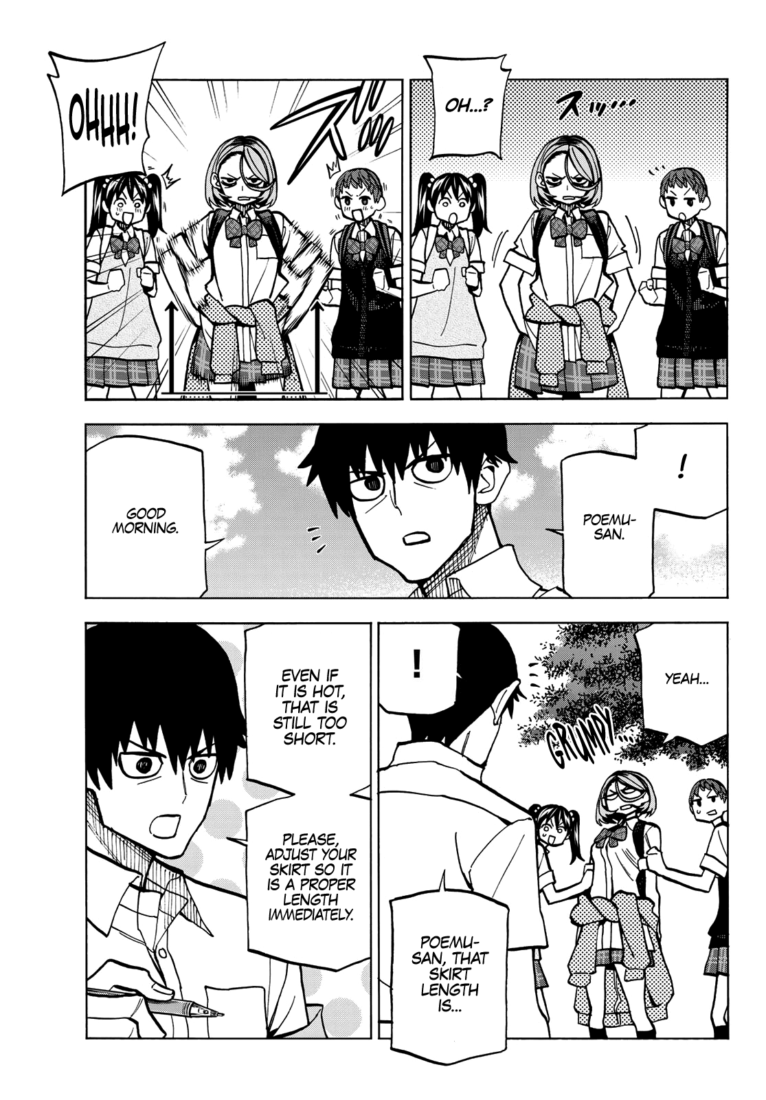 The Story Between A Dumb Prefect And A High School Girl With An Inappropriate Skirt Length - Chapter 7: Chapter 7: The Story About The Dumb Prefect And The Overly Friendly Gyaru Upperclassman