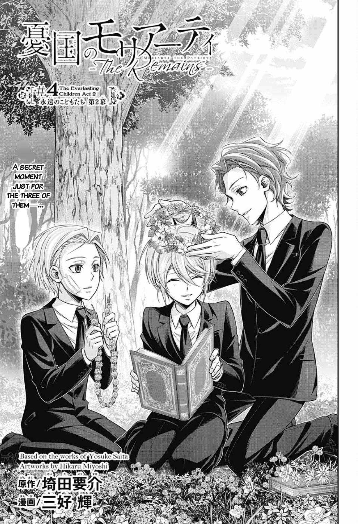 Yuukoku No Moriarty: The Remains - Chapter 4: The Everlasting Children, Act 2