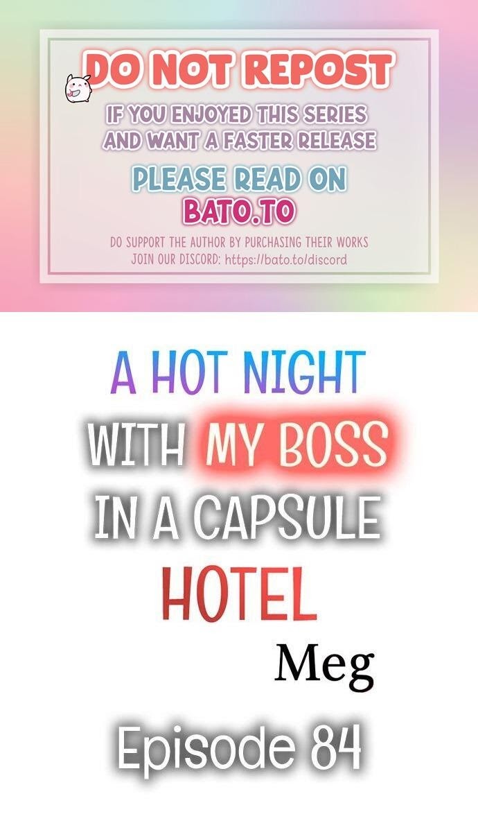 A Hot Night With My Boss In A Capsule Hotel - Chapter 84