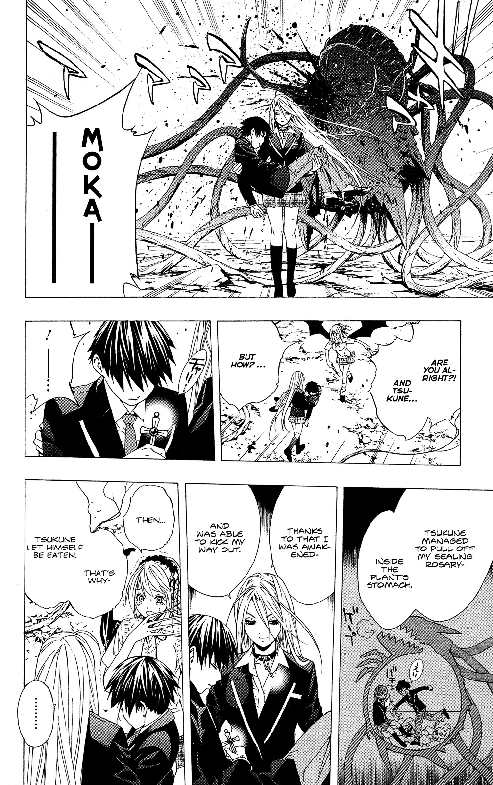 Rosario To Vampire Season Ii - Vol.1 Chapter 2 : First-Time Hands-On Training