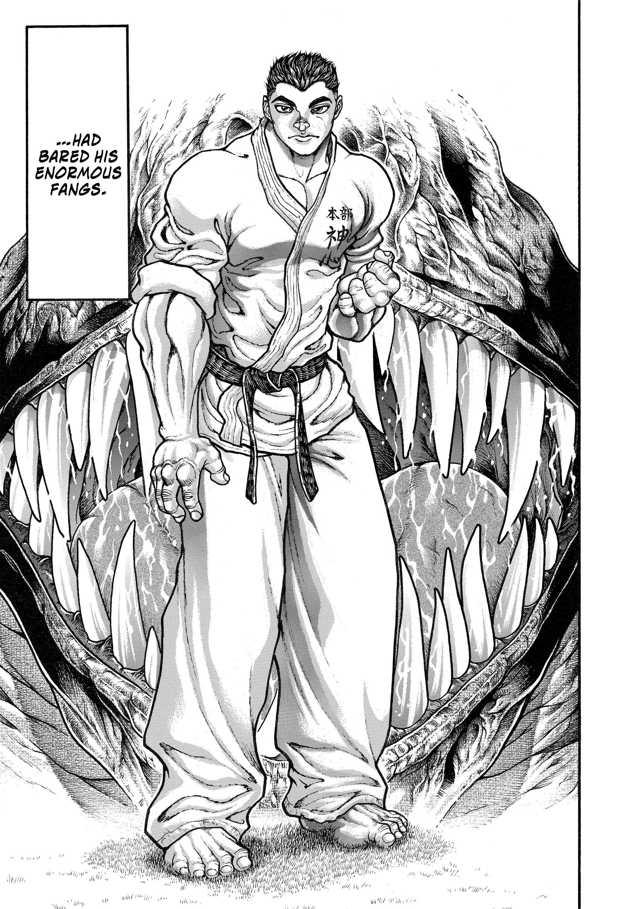 Hanma Baki - Son Of Ogre (Shinsoban Release) - Vol.9 Chapter 133: His Enormous Fangs