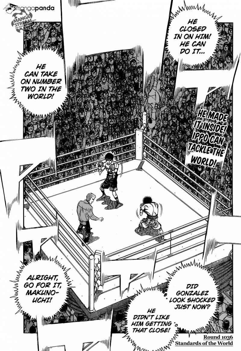 Hajime No Ippo - Chapter 1036 : Standards Of The World