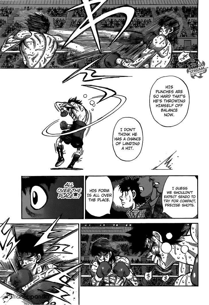 Hajime No Ippo - Chapter 1089 : Sendo S True Weapon