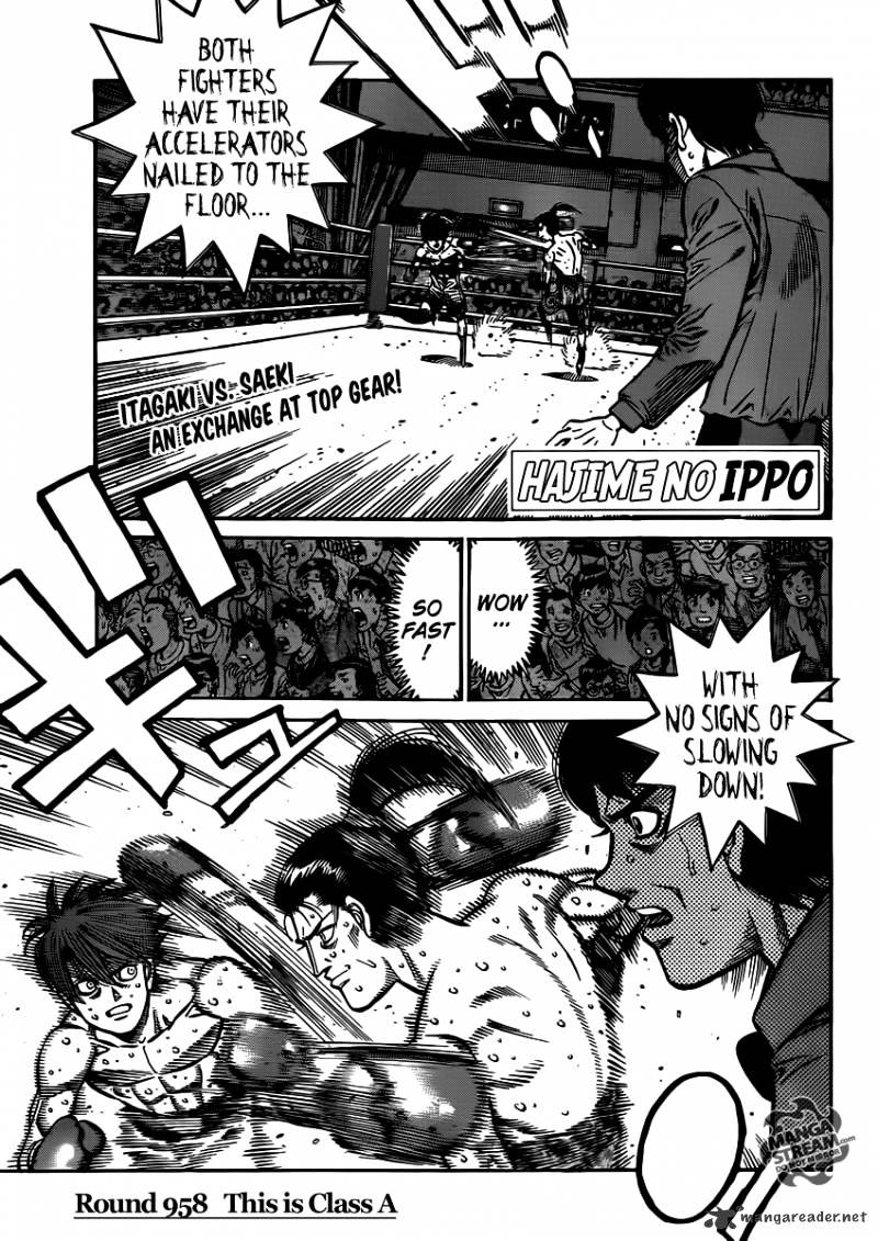 Hajime No Ippo - Chapter 958 : This Is Class A