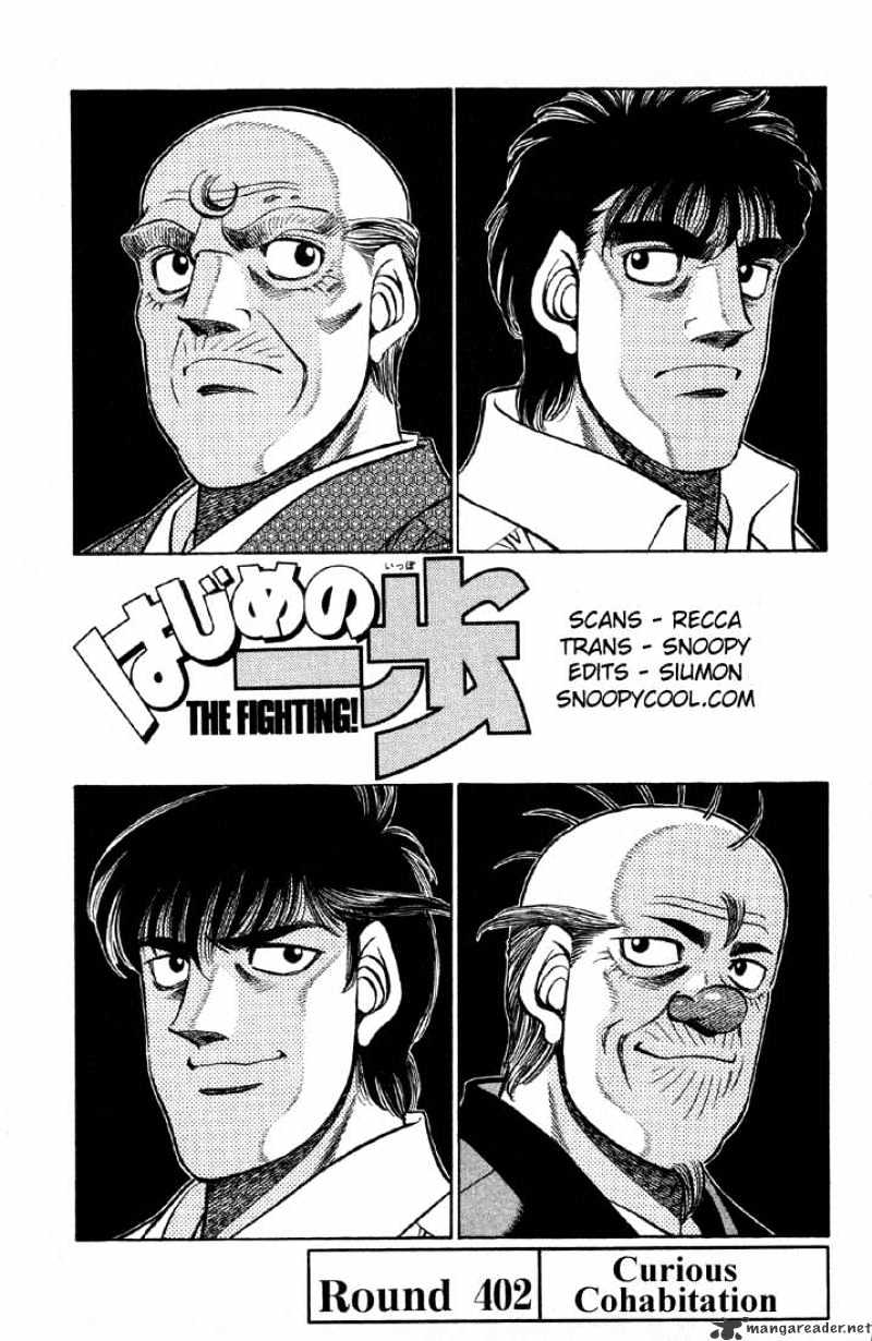 Hajime No Ippo - Chapter 402 : Curious Cohabitation