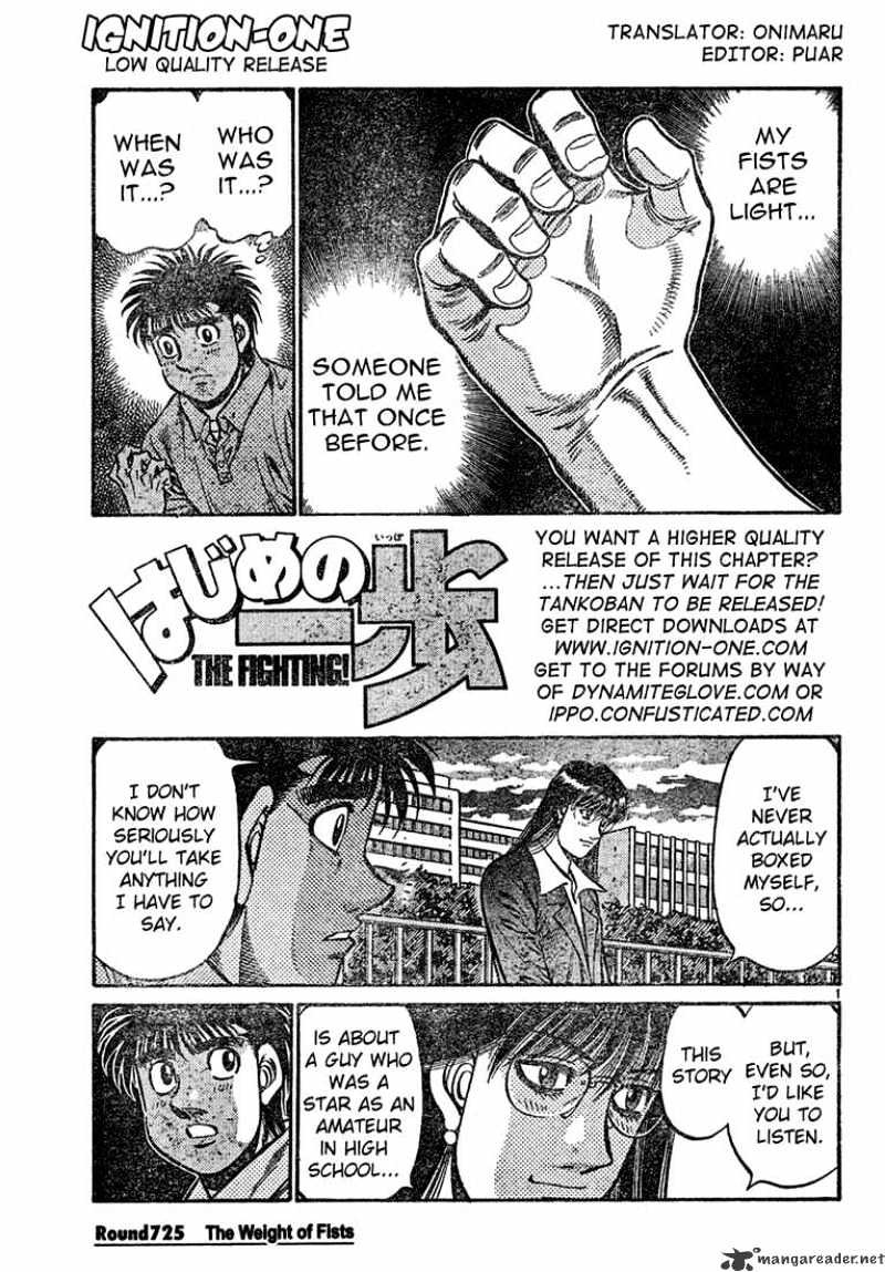 Hajime No Ippo - Chapter 725