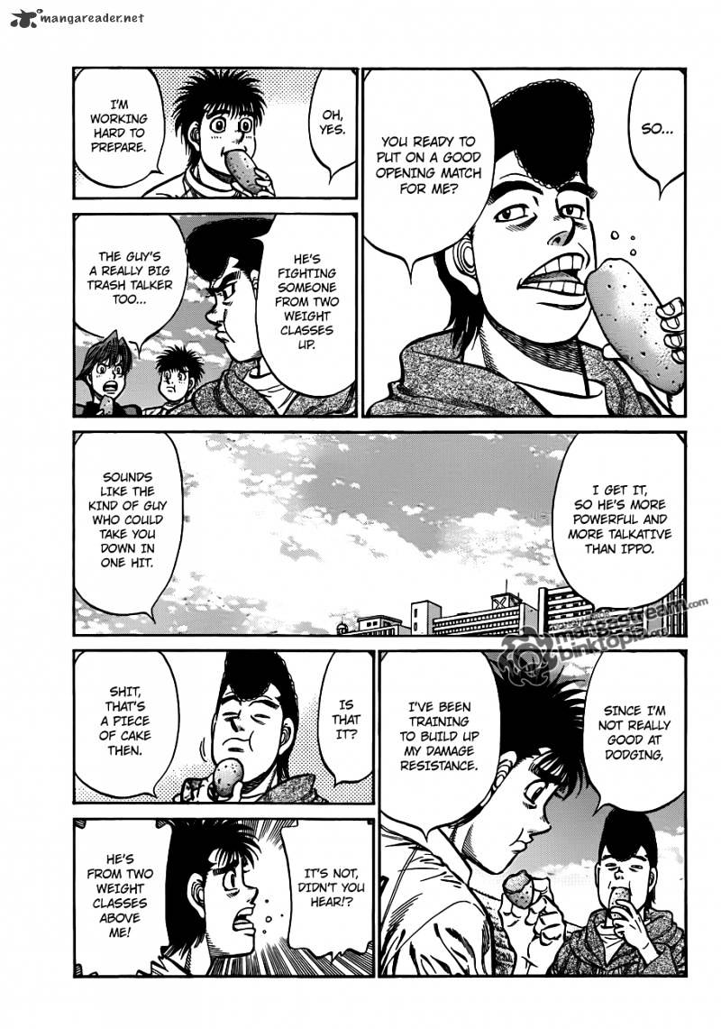 Hajime No Ippo - Chapter 924 : Chestnuts, Potatoes, And Advice