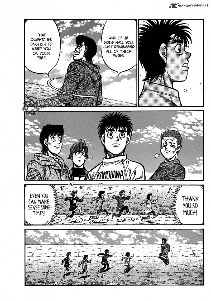 Hajime No Ippo - Chapter 924 : Chestnuts, Potatoes, And Advice