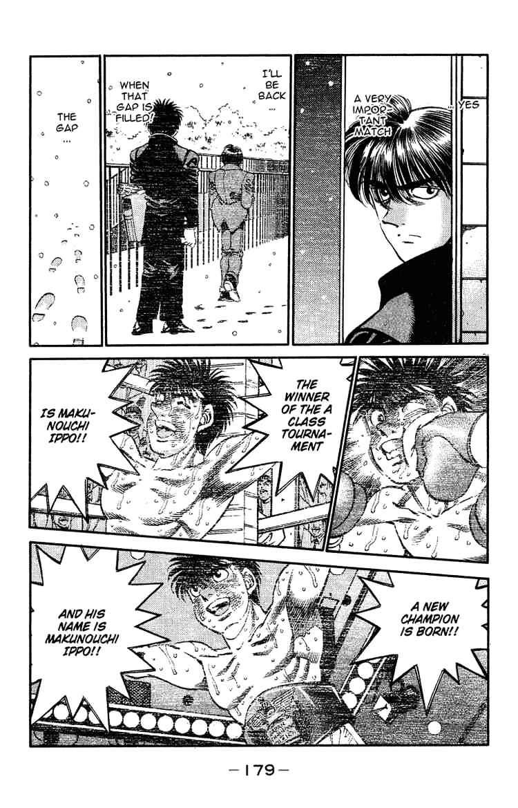 Hajime No Ippo - Chapter 315 : Un-Surrenderred Weight Class