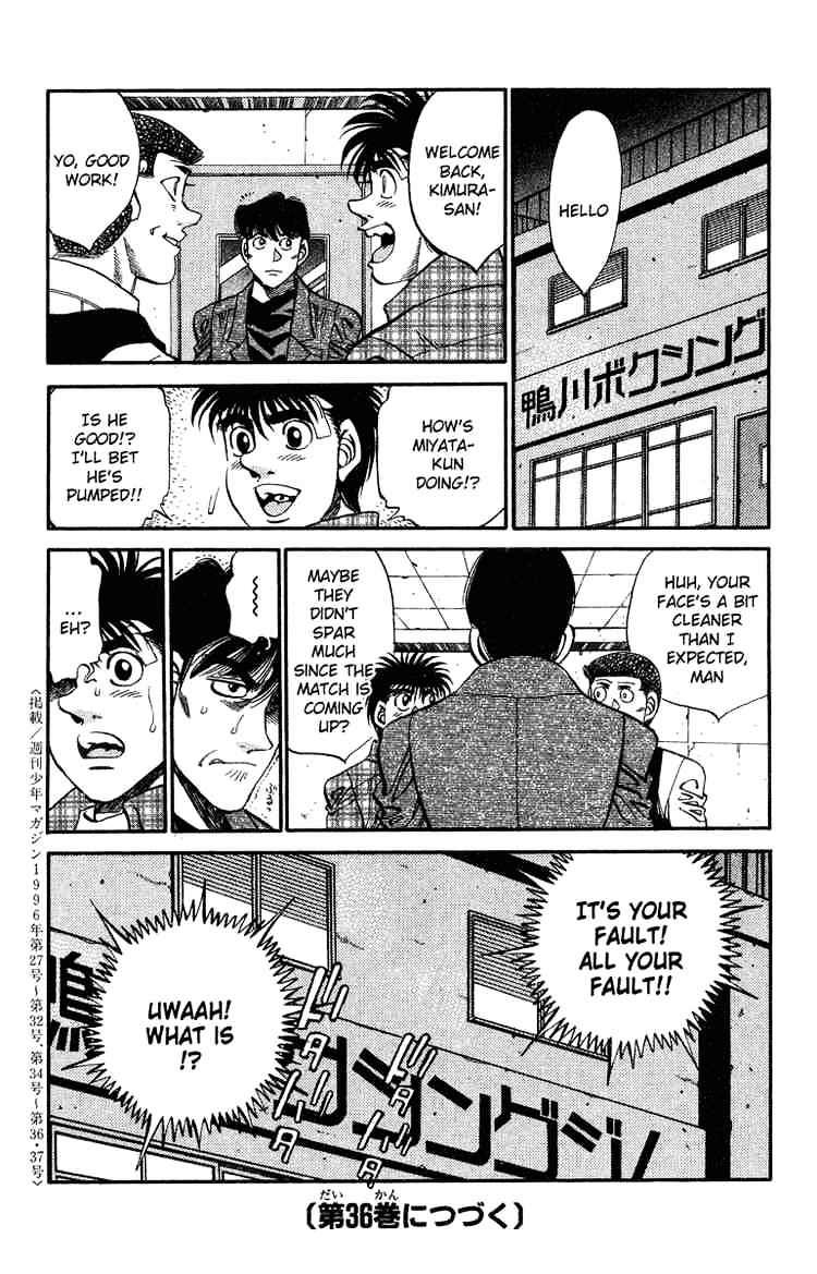 Hajime No Ippo - Chapter 315 : Un-Surrenderred Weight Class