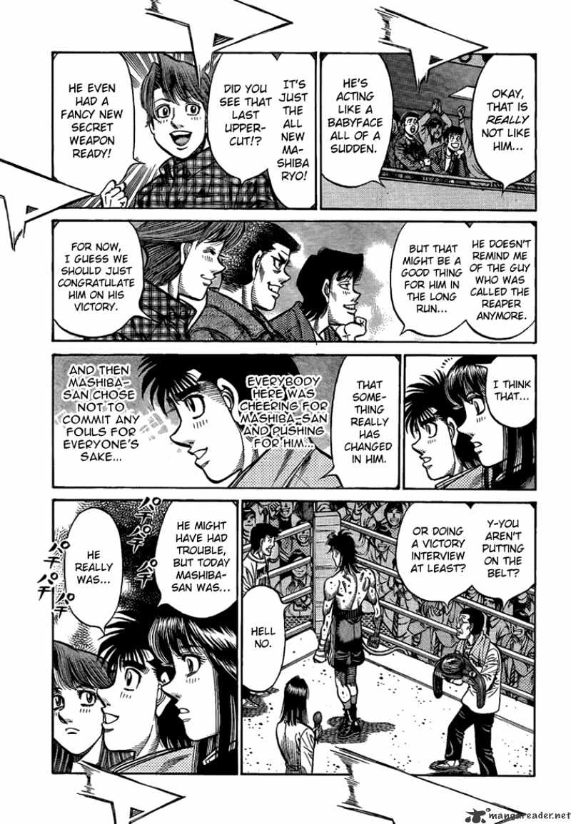 Hajime No Ippo - Chapter 855 : Makunouchiiii...