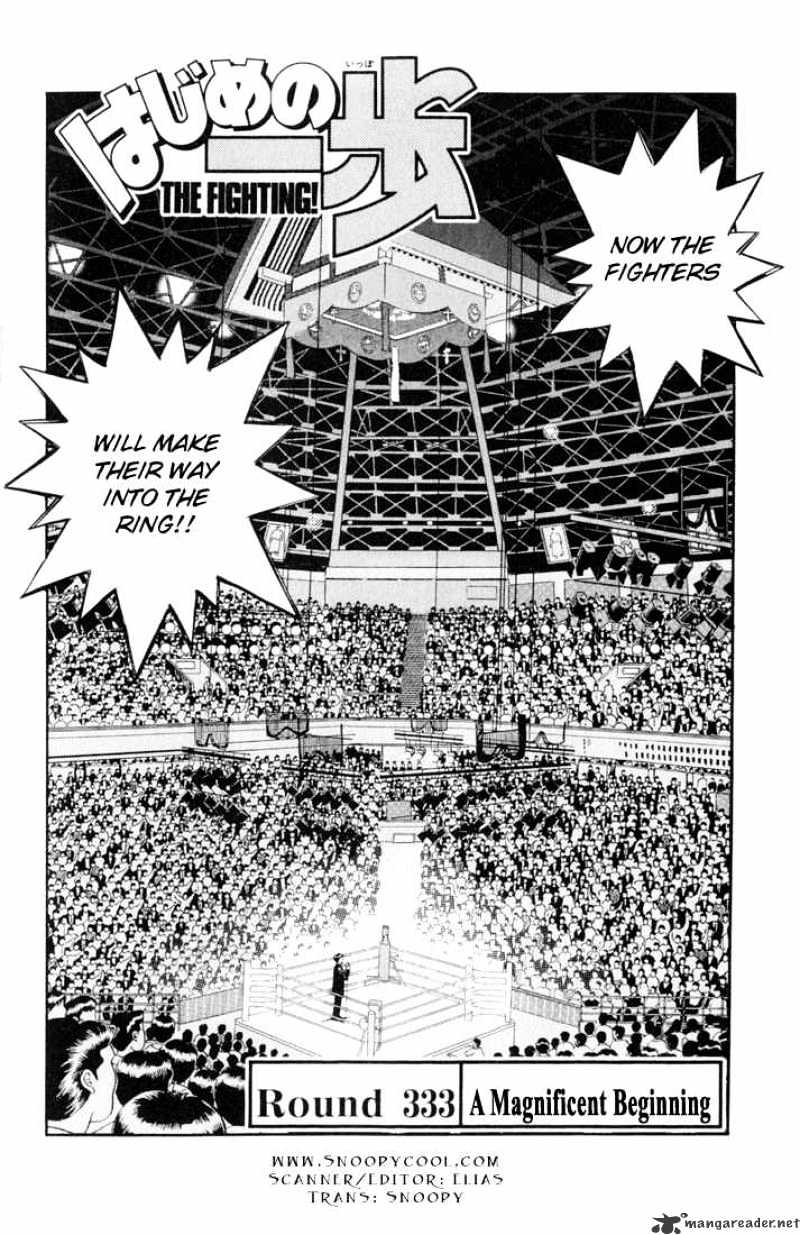 Hajime No Ippo - Chapter 333 : Magnificent Beginning