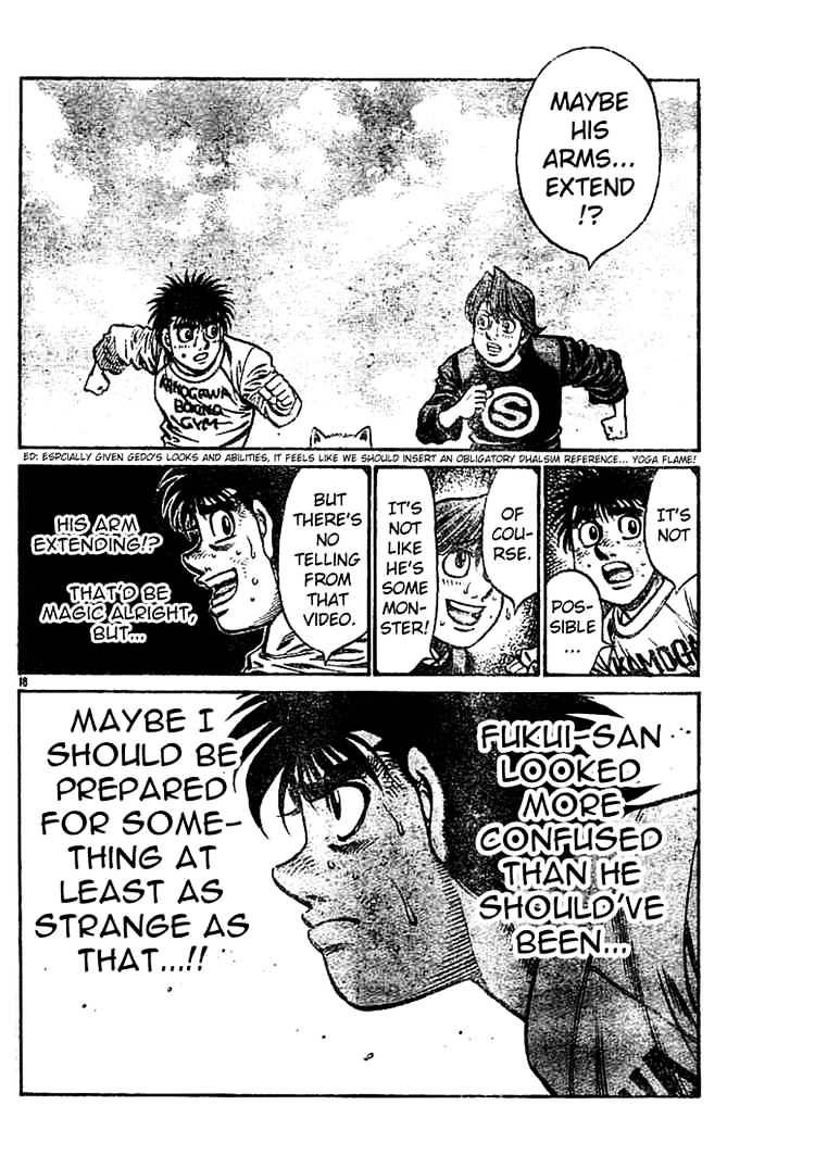 Hajime No Ippo - Chapter 761 : Nature Of The Magic