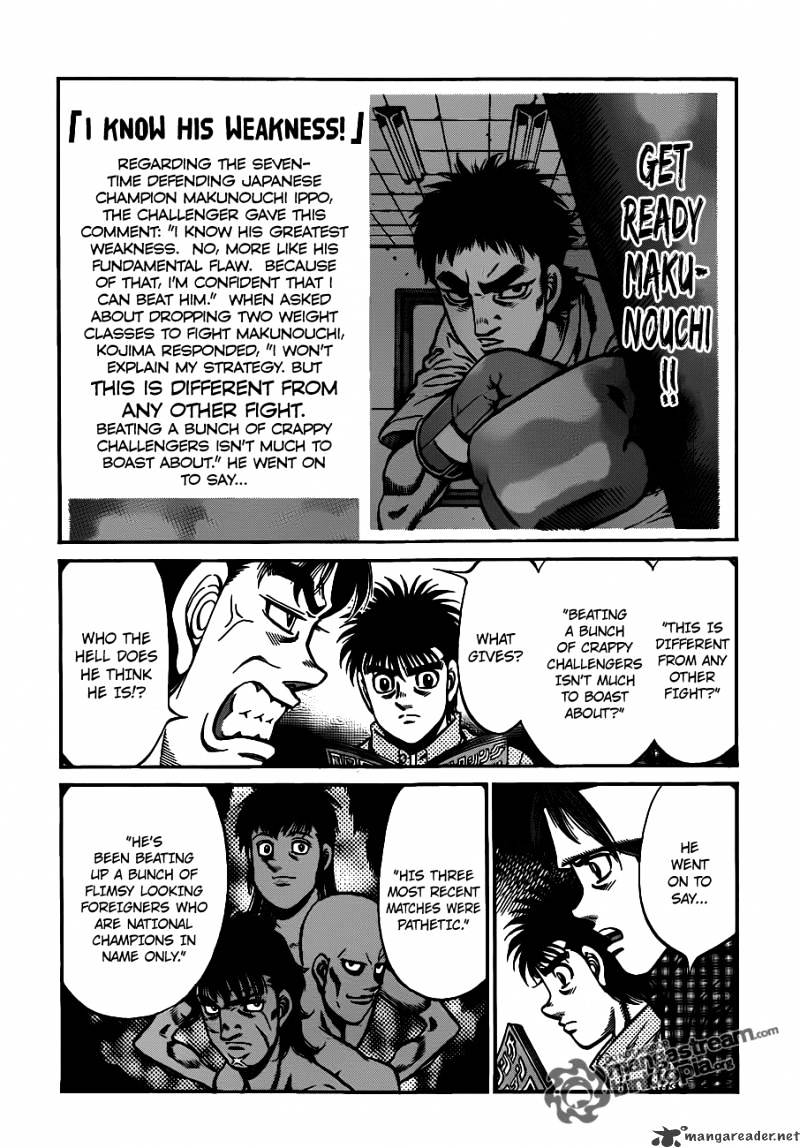 Hajime No Ippo - Chapter 921 : A Little Too Much