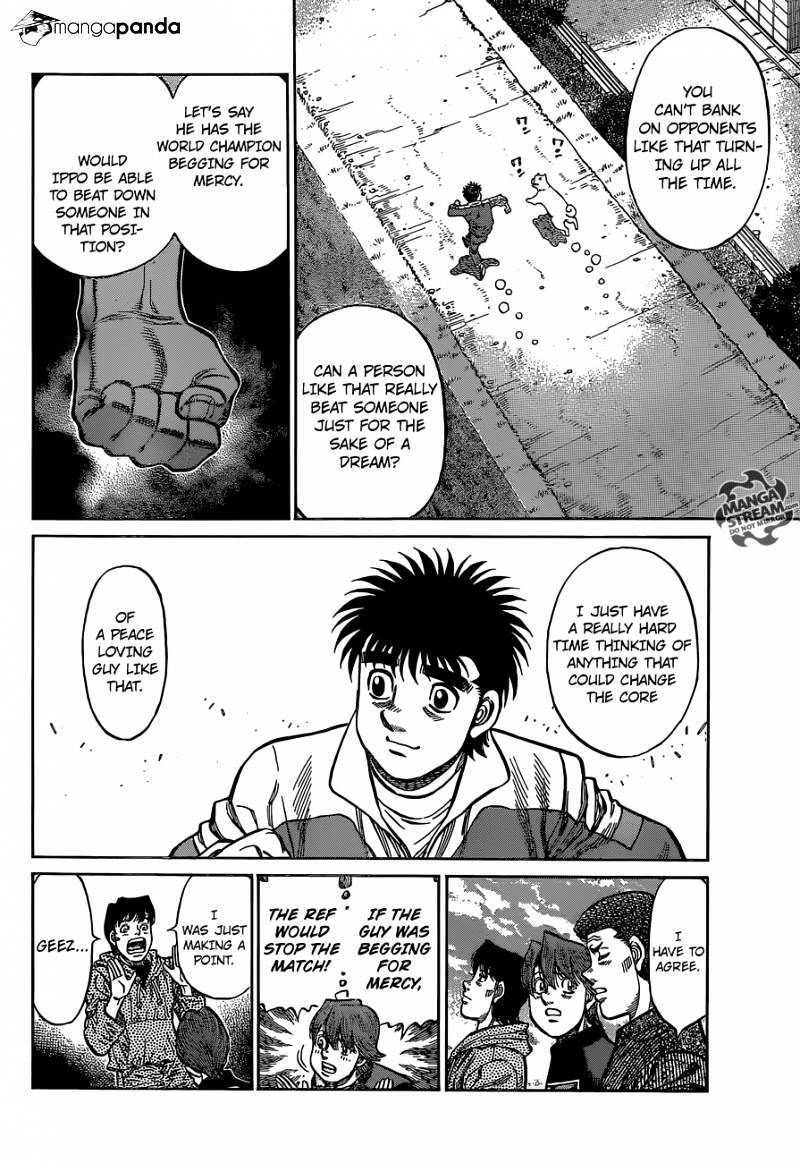 Hajime No Ippo - Chapter 1124 : A Resolute Look