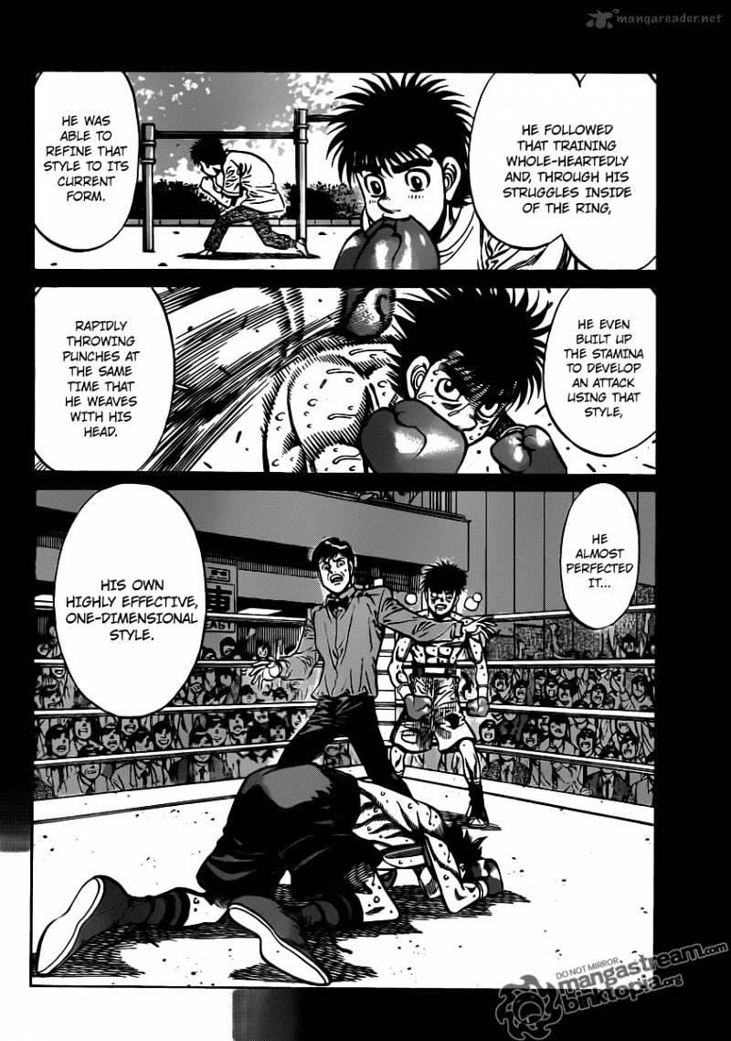 Hajime No Ippo - Chapter 935 : An Unseen Full Swing