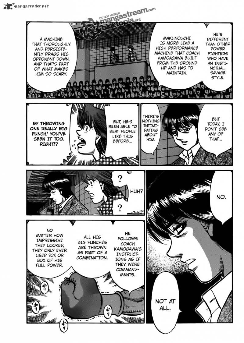 Hajime No Ippo - Chapter 935 : An Unseen Full Swing