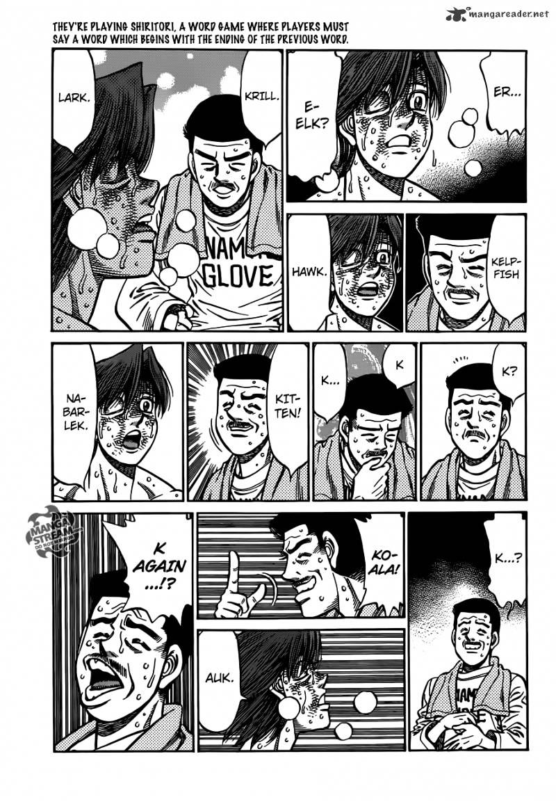 Hajime No Ippo - Chapter 963 : Shinoda S Method For Concentrating