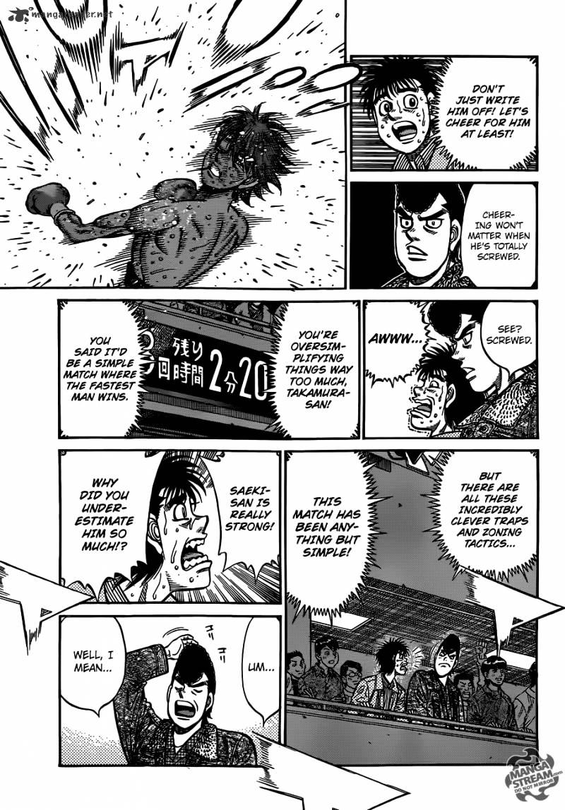 Hajime No Ippo - Chapter 963 : Shinoda S Method For Concentrating