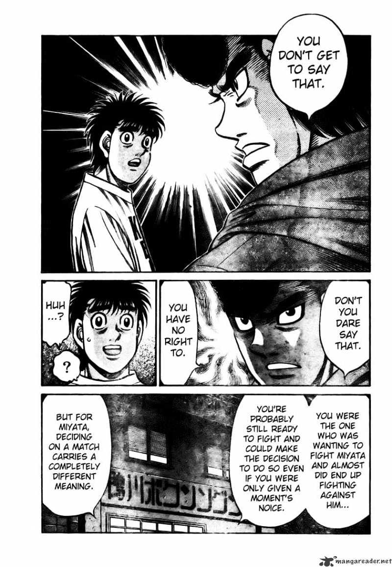 Hajime No Ippo - Chapter 805 : Because Of Their Meeting