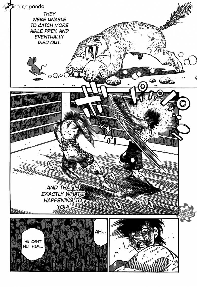 Hajime No Ippo - Chapter 1088 : The Sabertooth Tiger S Weakness