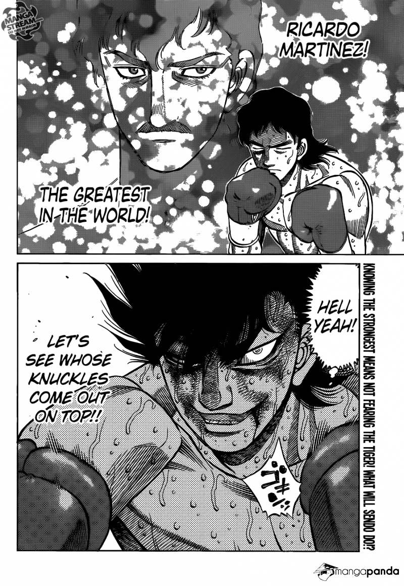 Hajime No Ippo - Chapter 1088 : The Sabertooth Tiger S Weakness