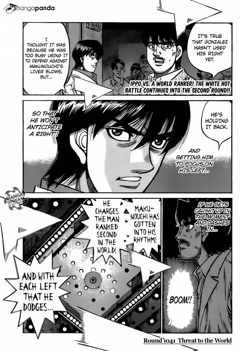 Hajime No Ippo - Chapter 1041 : Threat To The World