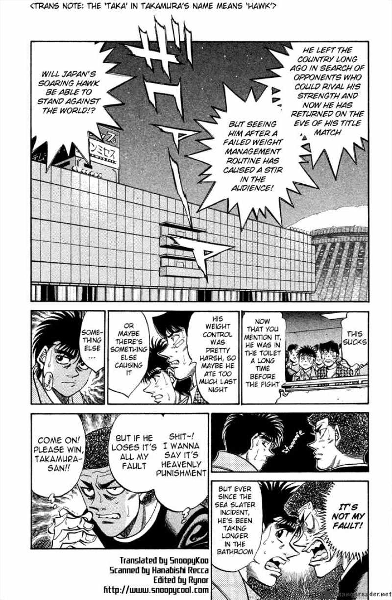 Hajime No Ippo - Chapter 365 : Wild Hawk