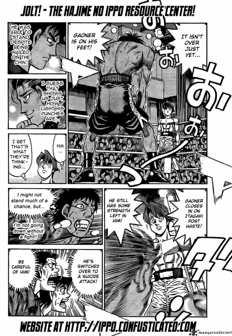 Hajime No Ippo - Chapter 852 : The Challenge Of A S