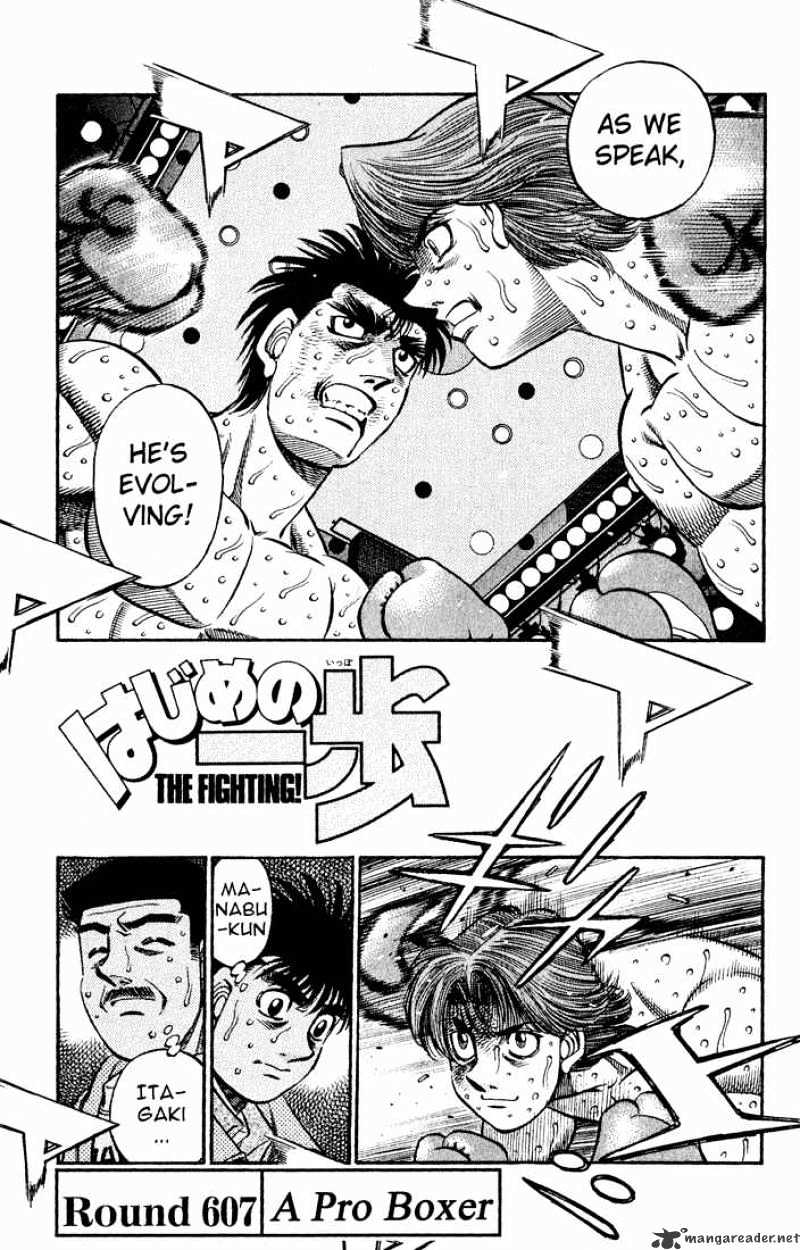 Hajime No Ippo - Chapter 607 : A Pro Boxing